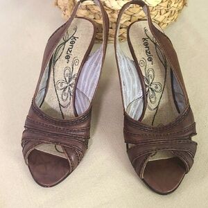 KENZIE Brown Heels Size 7m